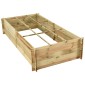 vidaXL Μποστάνι Λαχανόκηπου 197 x 100 x 40 εκ. Εμποτισμένο Ξύλο Πεύκου