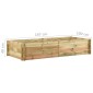 vidaXL Μποστάνι Λαχανόκηπου 197 x 100 x 40 εκ. Εμποτισμένο Ξύλο Πεύκου