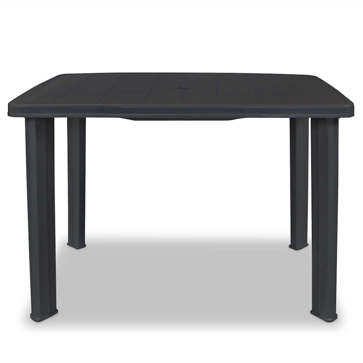 vidaXL Τραπέζι Κήπου Ανθρακί 101 x 68 x 72 εκ. Πλαστικό