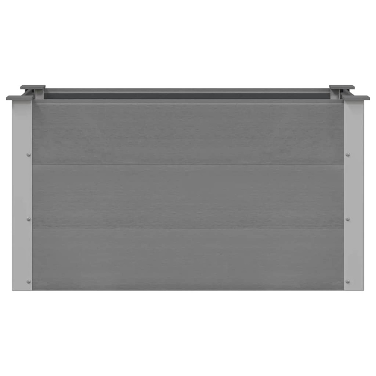 vidaXL Ζαρντινιέρα Υπερυψωμένη Γκρι 100 x 50 x 54 εκ. από WPC