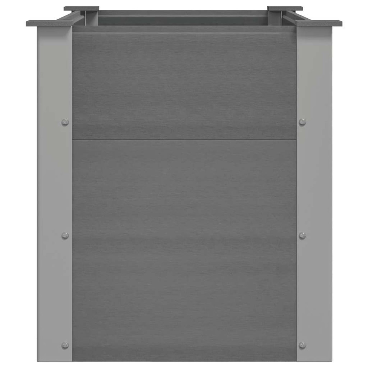 vidaXL Ζαρντινιέρα Υπερυψωμένη Γκρι 100 x 50 x 54 εκ. από WPC