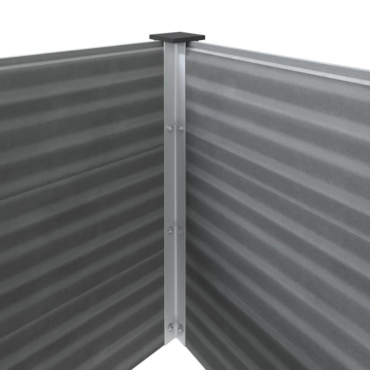 vidaXL Ζαρντινιέρα Υπερυψωμένη Γκρι 100 x 50 x 91 εκ. από WPC