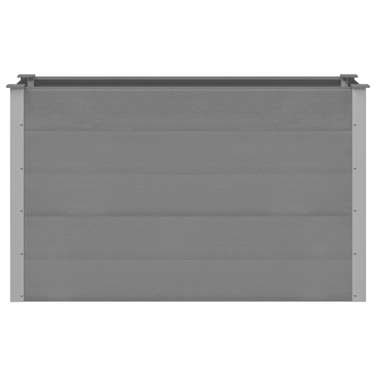 vidaXL Ζαρντινιέρα Υπερυψωμένη Γκρι 150 x 50 x 91 εκ. από WPC