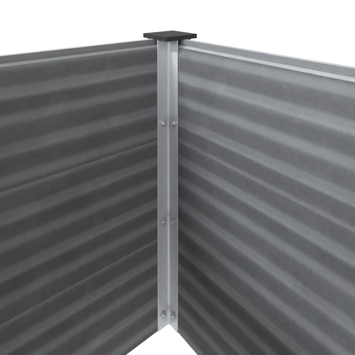 vidaXL Ζαρντινιέρα Υπερυψωμένη Γκρι 150 x 100 x 54 εκ. από WPC