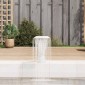 vidaXL Σιντριβάνι Πισίνας Ασημί 64 x 30 x 52 εκ. από Ανοξείδωτο Ατσάλι