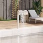 vidaXL Σιντριβάνι Πισίνας Ασημί 50 x 30 x 90 εκ. από Ανοξείδωτο Ατσάλι