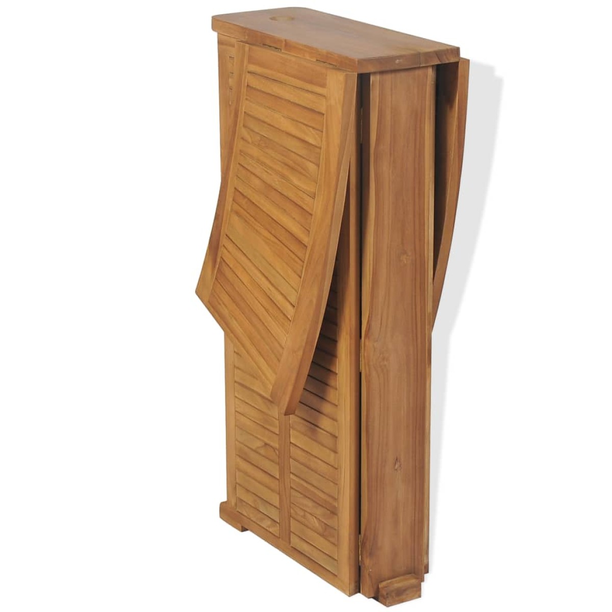 vidaXL Τραπέζι Μπαρ Πτυσσόμενο 155 x 53 x 105 εκ. από Μασίφ Ξύλο Teak