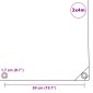vidaXL Μουσαμάς 650 γρ./μ.² Μπλε 3 x 4 μ.