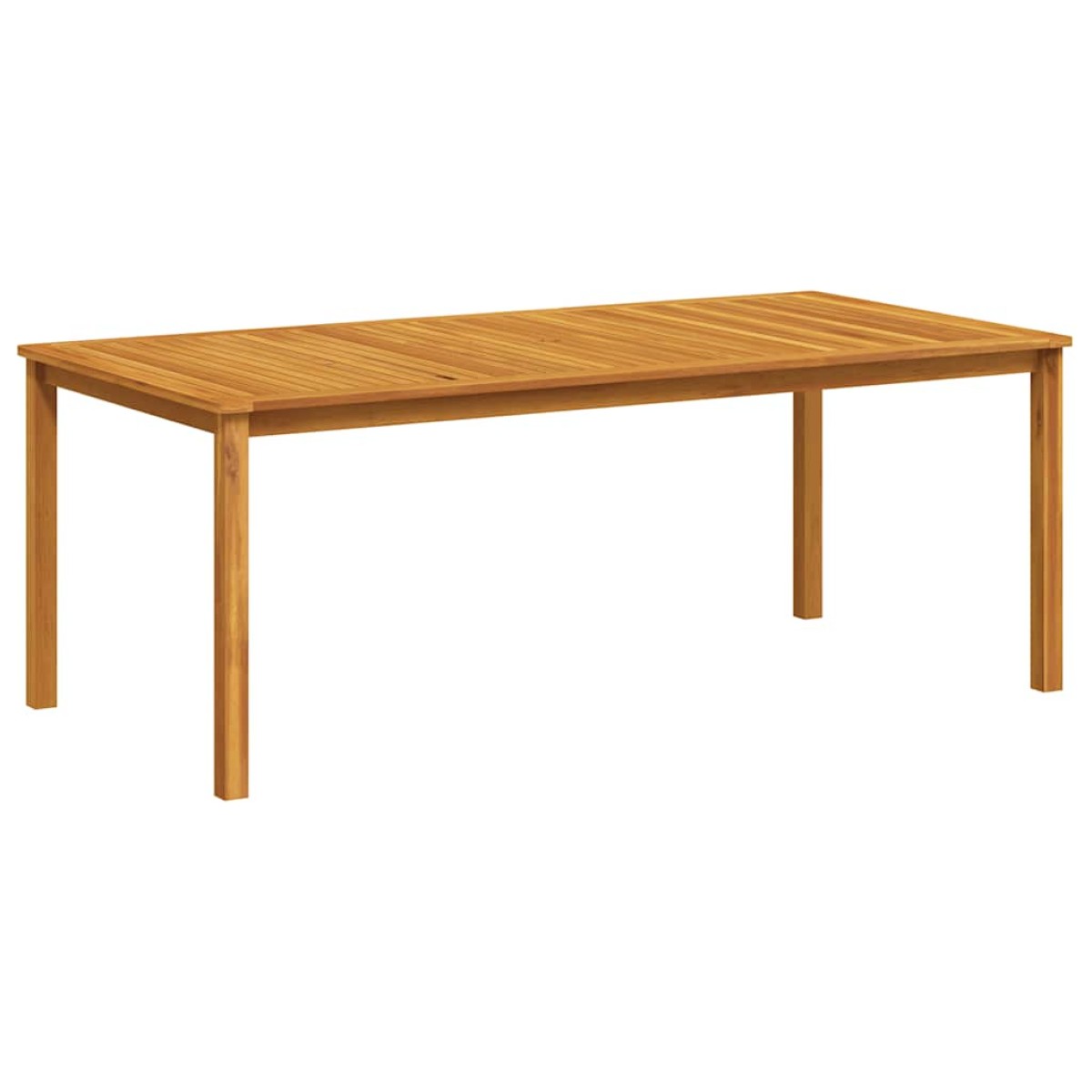 vidaXL Τραπέζι Κήπου 200 x 100 x 74 εκ. από Μασίφ Ξύλο Ακακίας