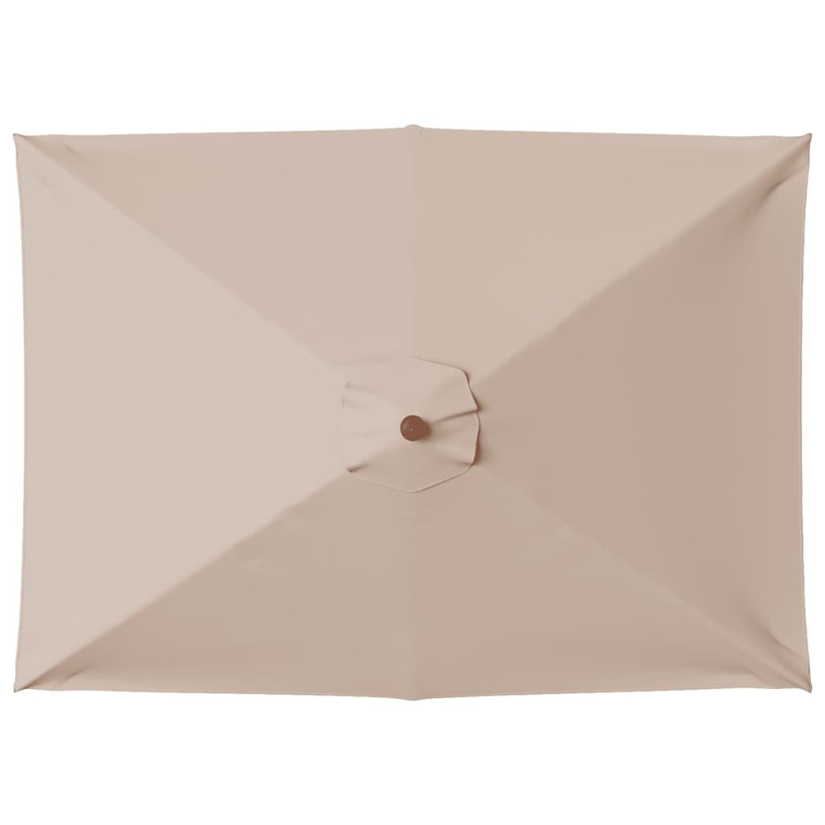 vidaXL Ομπρέλα Κήπου Χρώμα Taupe 150 x 200 εκ. με Ξύλινο Ιστό