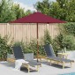 vidaXL Ομπρέλα Κήπου Μπορντό 150 x 200 εκ. με Ξύλινο Ιστό