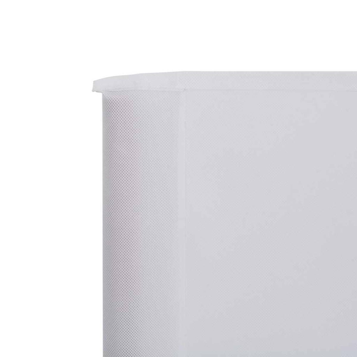 vidaXL Προστατευτικό Αέρα με 6 Πάνελ Λευκό 800 x 80 εκ. Υφασμάτινο