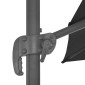 vidaXL Ομπρέλα Κρεμαστή Ανθρακί 300 x 300 εκ. με Ιστό Αλουμινίου