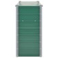 vidaXL Ζαρντινιέρα Υπερυψωμένη Πράσινη 160x40x77 εκ. Γαλβαν. Χάλυβας