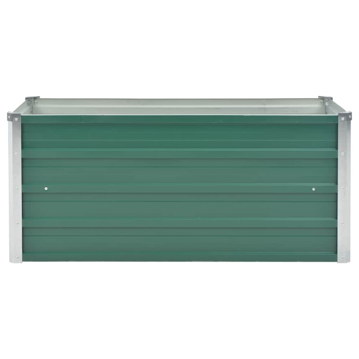 vidaXL Ζαρντινιέρα Υπερυψωμένη Πράσινη 100x40x45 εκ. Γαλβαν. Χάλυβας