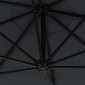 vidaXL Ομπρέλα Τοίχου Ανθρακί 300 εκ. με Μεταλλικό Ιστό