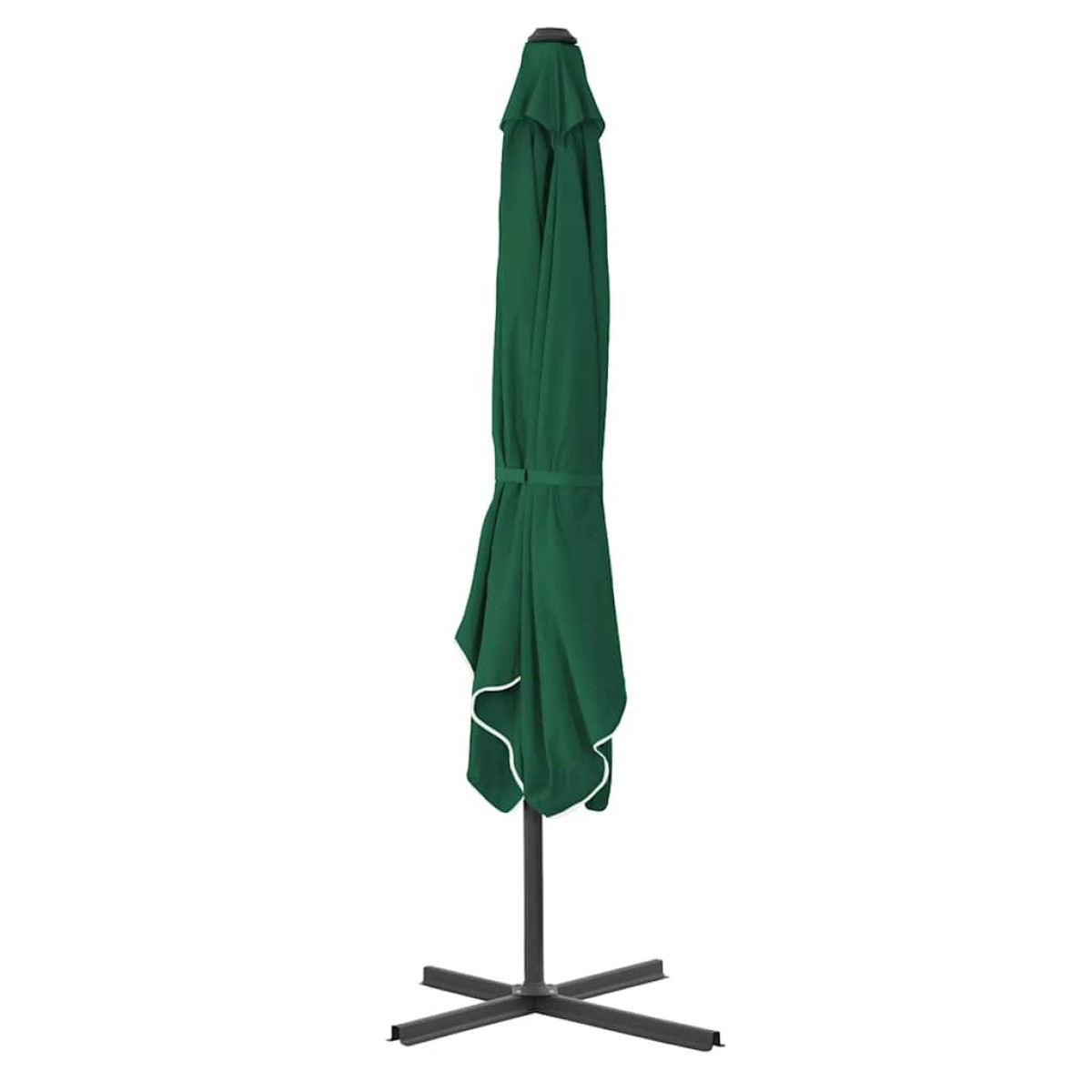 vidaXL Ομπρέλα Κήπου Πράσινη 250 x 250 εκ. με Ατσάλινο Ιστό