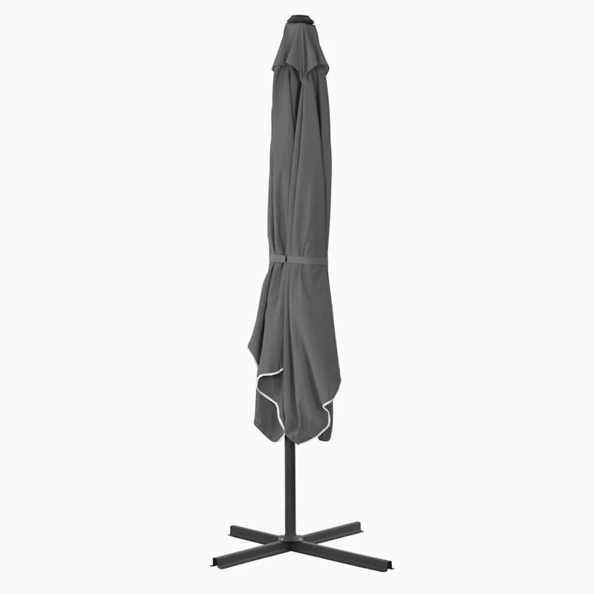 vidaXL Ομπρέλα Κήπου Ανθρακί 250 x 250 εκ. με Ατσάλινο Ιστό