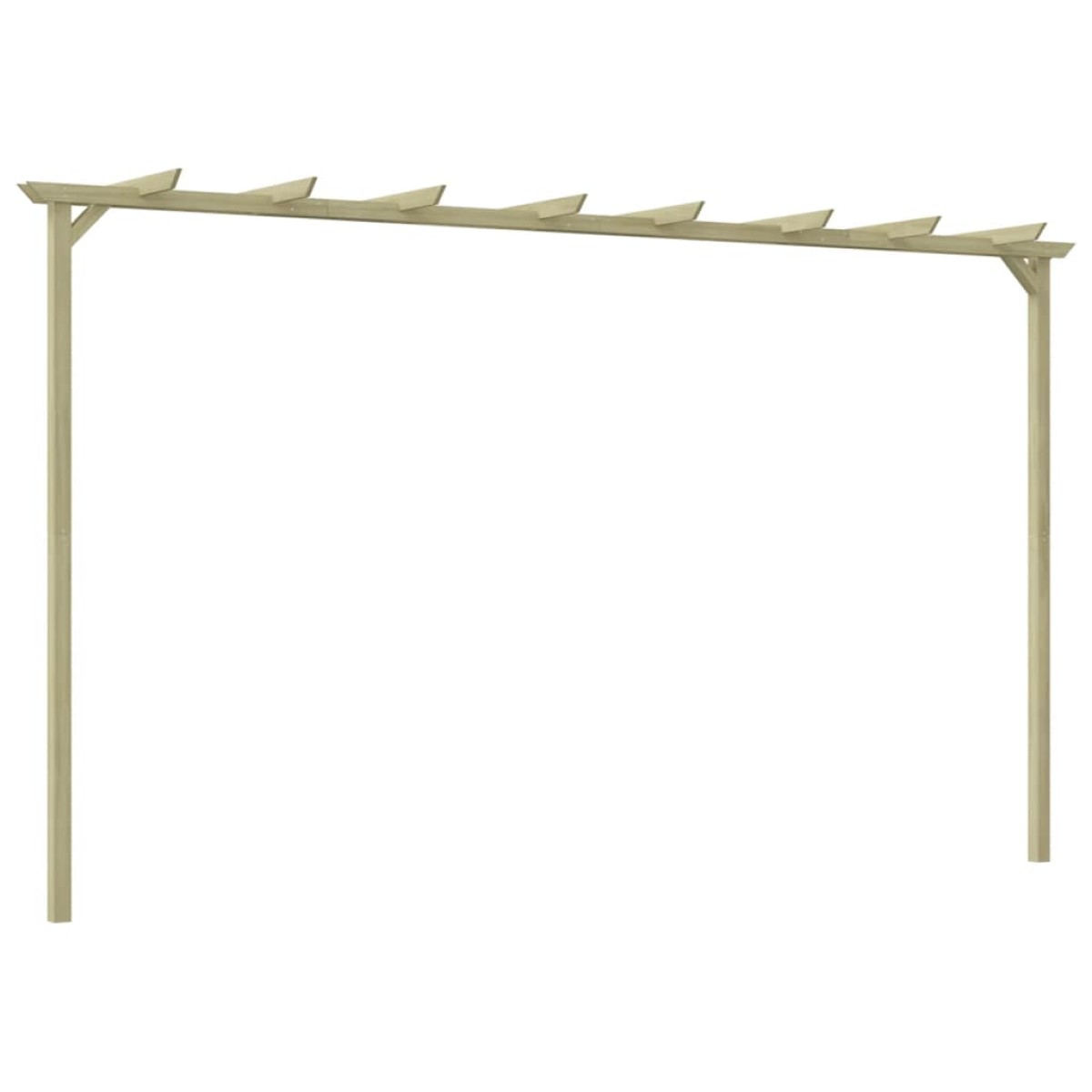 vidaXL Πέργκολα Κήπου 360 x 200 x 60 εκ. από Εμποτισμένο Ξύλο Πεύκου