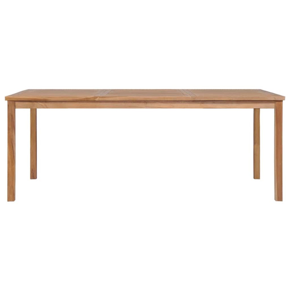 vidaXL Τραπέζι Κήπου 200 x 100 x 77 εκ. από Μασίφ Ξύλο Teak