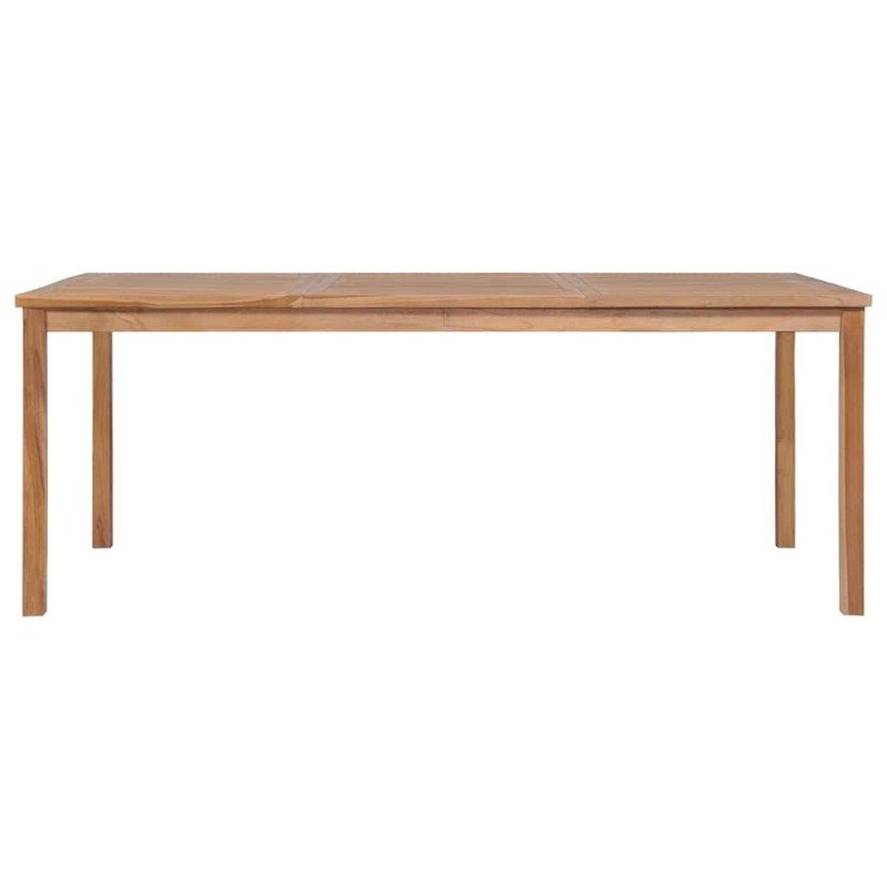 vidaXL Τραπέζι Κήπου 200 x 100 x 77 εκ. από Μασίφ Ξύλο Teak