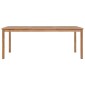 vidaXL Τραπέζι Κήπου 200 x 100 x 77 εκ. από Μασίφ Ξύλο Teak