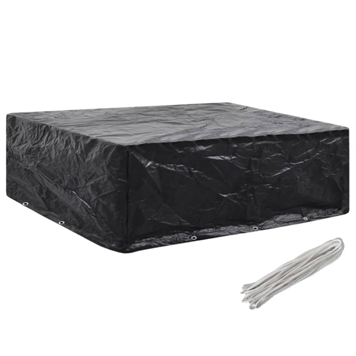 vidaXL Κάλυμμα Επίπλων Κήπου με 8 Κρίκους 250 x 210 x 90 εκ.