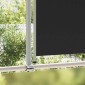vidaXL Σκίαστρο Πλαϊνό Συρόμενο Βεράντας Μαύρο 140 x 300 εκ.