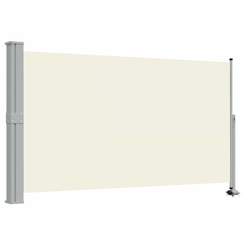 vidaXL Σκίαστρο Πλαϊνό Συρόμενο Βεράντας Κρεμ 140 x 300 εκ.