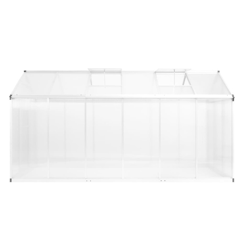 vidaXL Θερμοκήπιο 362 x 190 x 195 εκ. 13,41 μ³ Αλουμινίου