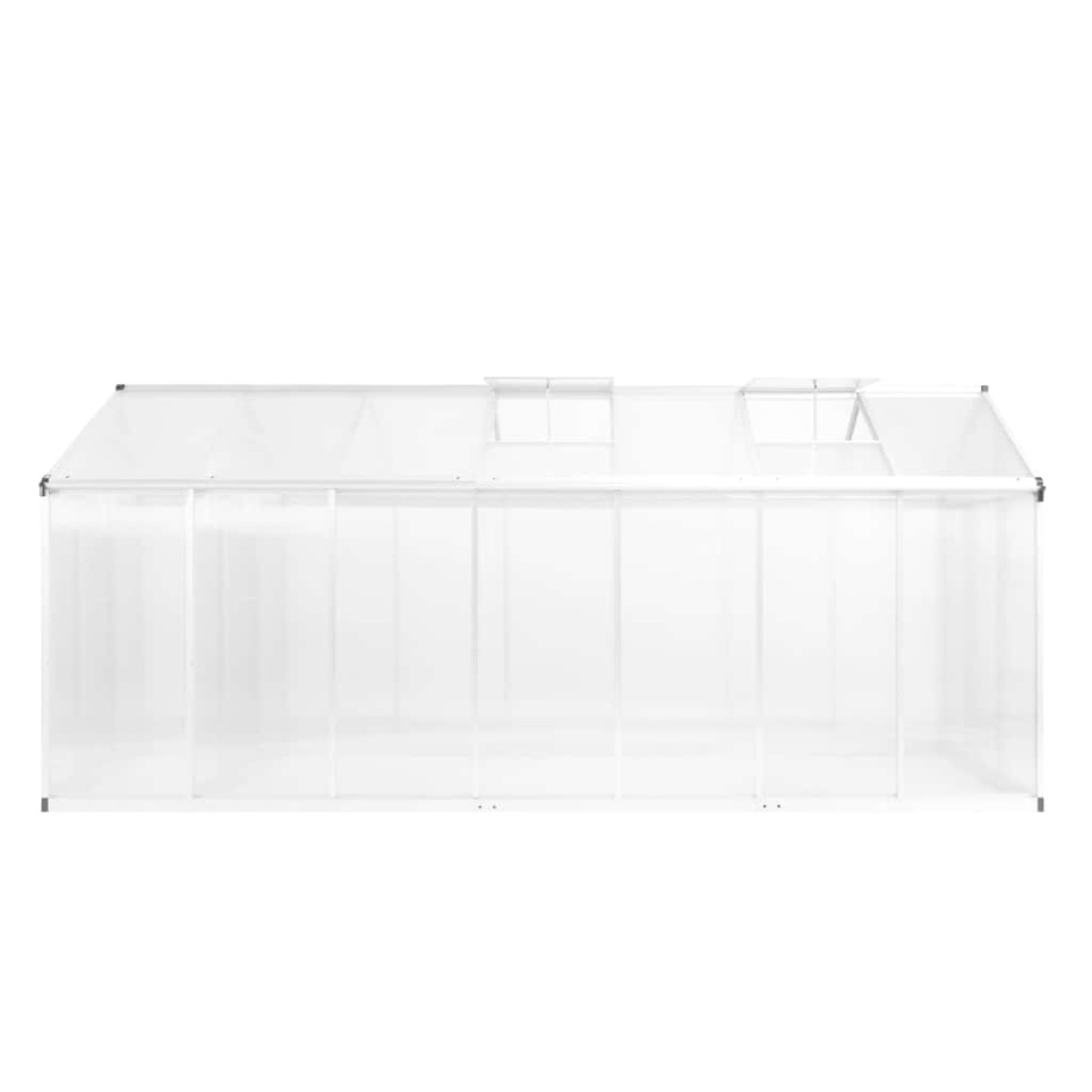 vidaXL Θερμοκήπιο 421 x 190 x 195 εκ. 15,6 μ³ Αλουμινίου