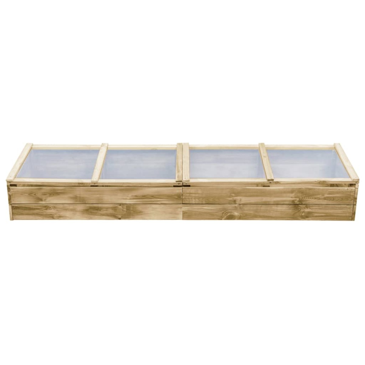 vidaXL Θερμοκήπιο - Σπορείο 200 x 50 x 35 εκ. Εμποτισμένο Ξύλο Πεύκου