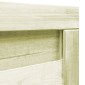 vidaXL Πόρτα Φράχτη Πράσινη 100 x 75 εκ. Εμποτισμένο Ξύλο Πεύκου