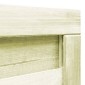 vidaXL Πόρτα Φράχτη Πράσινη 100 x 125 εκ. Εμποτισμένο Ξύλο Πεύκου