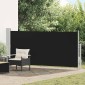 vidaXL Σκίαστρο Πλαϊνό Συρόμενο Μαύρο 140 x 300 εκ.