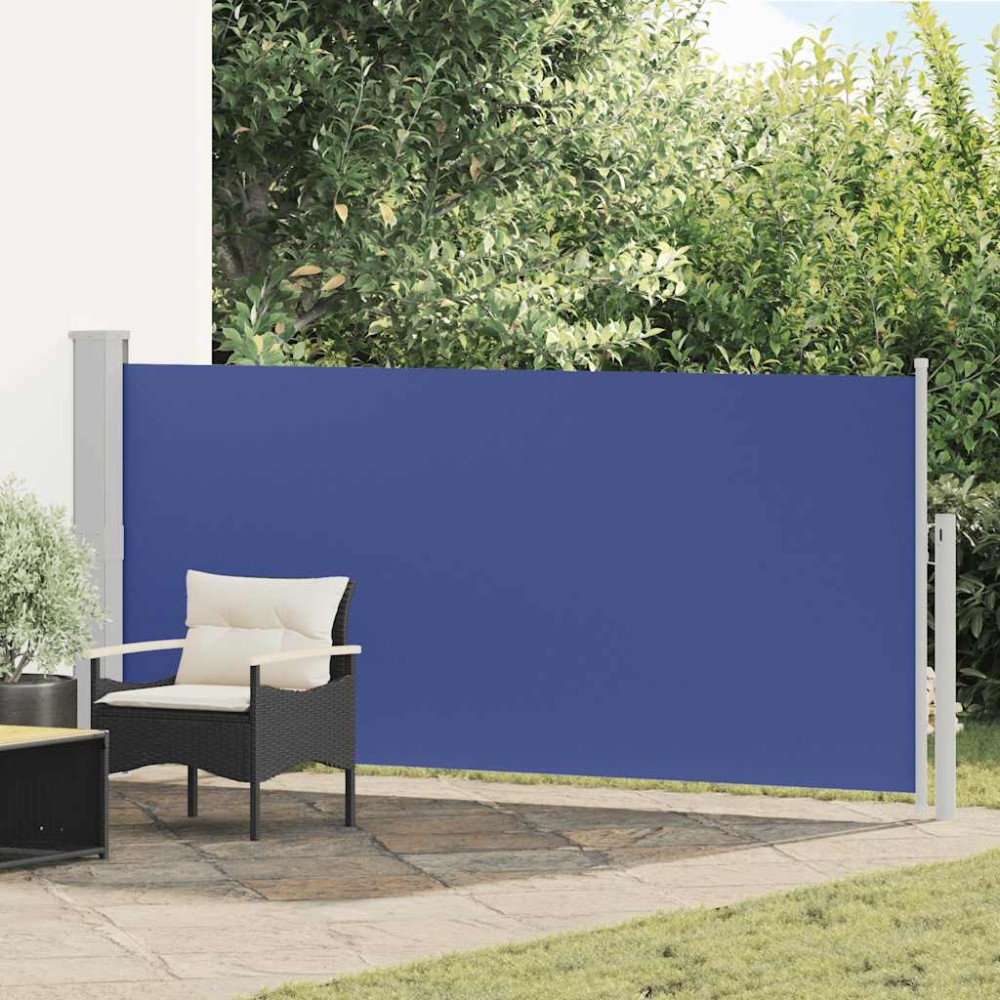 vidaXL Σκίαστρο Πλαϊνό Συρόμενο Μπλε 140 x 300 εκ.