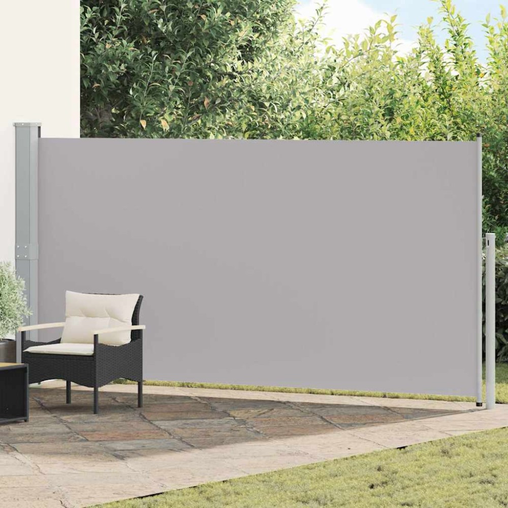 vidaXL Σκίαστρο Πλαϊνό Συρόμενο Γκρι 160 x 500 εκ.