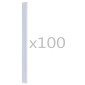 vidaXL Σύνδεσμοι Στερέωσης Ρολού Περίφραξης 100 τεμ. Διαφανείς από PVC
