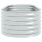 vidaXL Ζαρντινιέρα Υπερυψωμένη Ασημί 160x80x44 εκ. Γαλβανισμ. Χάλυβας