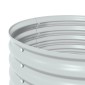 vidaXL Ζαρντινιέρα Υπερυψωμένη Ασημί 80x80x44 εκ. Γαλβανισμ. Χάλυβας