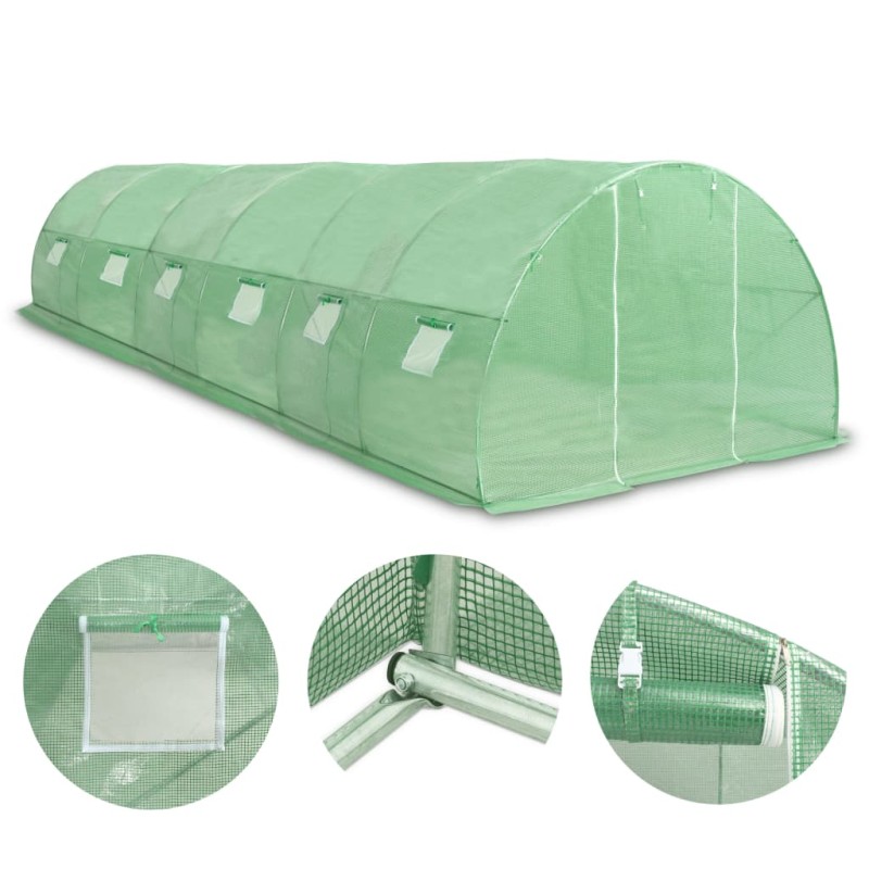vidaXL Θερμοκήπιο 27 μ² 900 x 300 x 200 εκ.