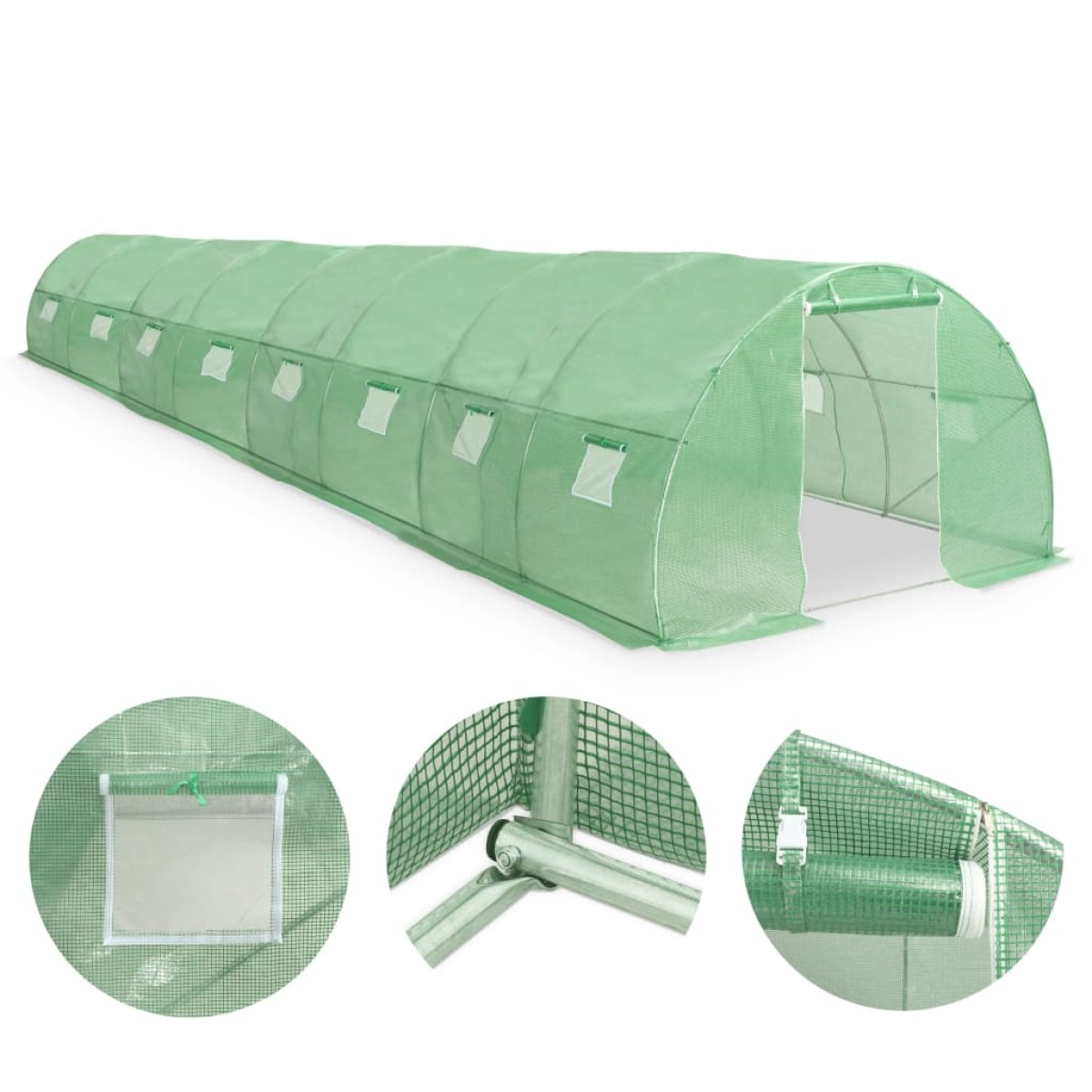 vidaXL Θερμοκήπιο 36 μ² 1200 x 300 x 200 εκ.