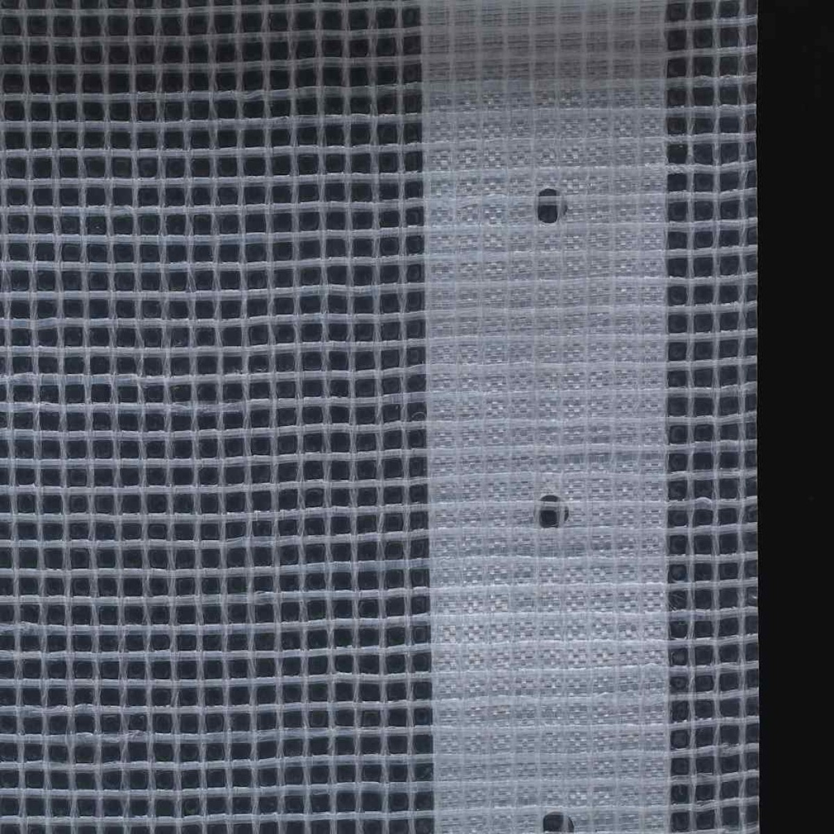 vidaXL Μουσαμάς με Ύφανση Leno Λευκός 1,5 x 5 μ. 260 γρ./μ²