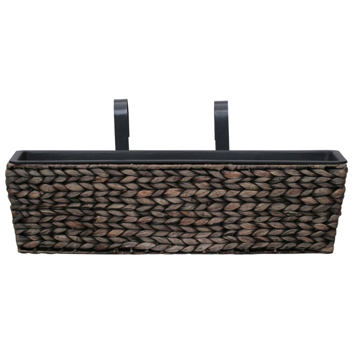 vidaXL Ζαρντινιέρες 2 τεμ. Καφέ από Υάκινθο του Νερού