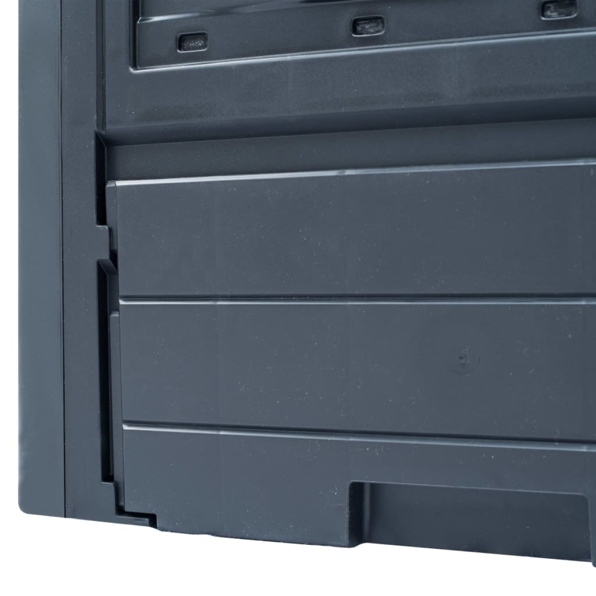 vidaXL Κομποστοποιητής Κήπου Γκρι 60 x 60 x 73 εκ. 260 Λίτρα