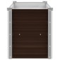 vidaXL Ζαρντινιέρα Υπερυψωμένη Καφέ 100x40x45 εκ. Γαλβανισμ. Χάλυβας