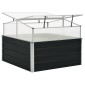 vidaXL Θερμοκήπιο Σπορείο Ανθρακί 100x100x77 εκ. Γαλβανισμένος Χάλυβας
