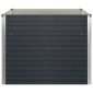 vidaXL Ζαρντινιέρα Ψηλή Ανθρακί 100x100x77 εκ. Γαλβανισμένος Χάλυβας