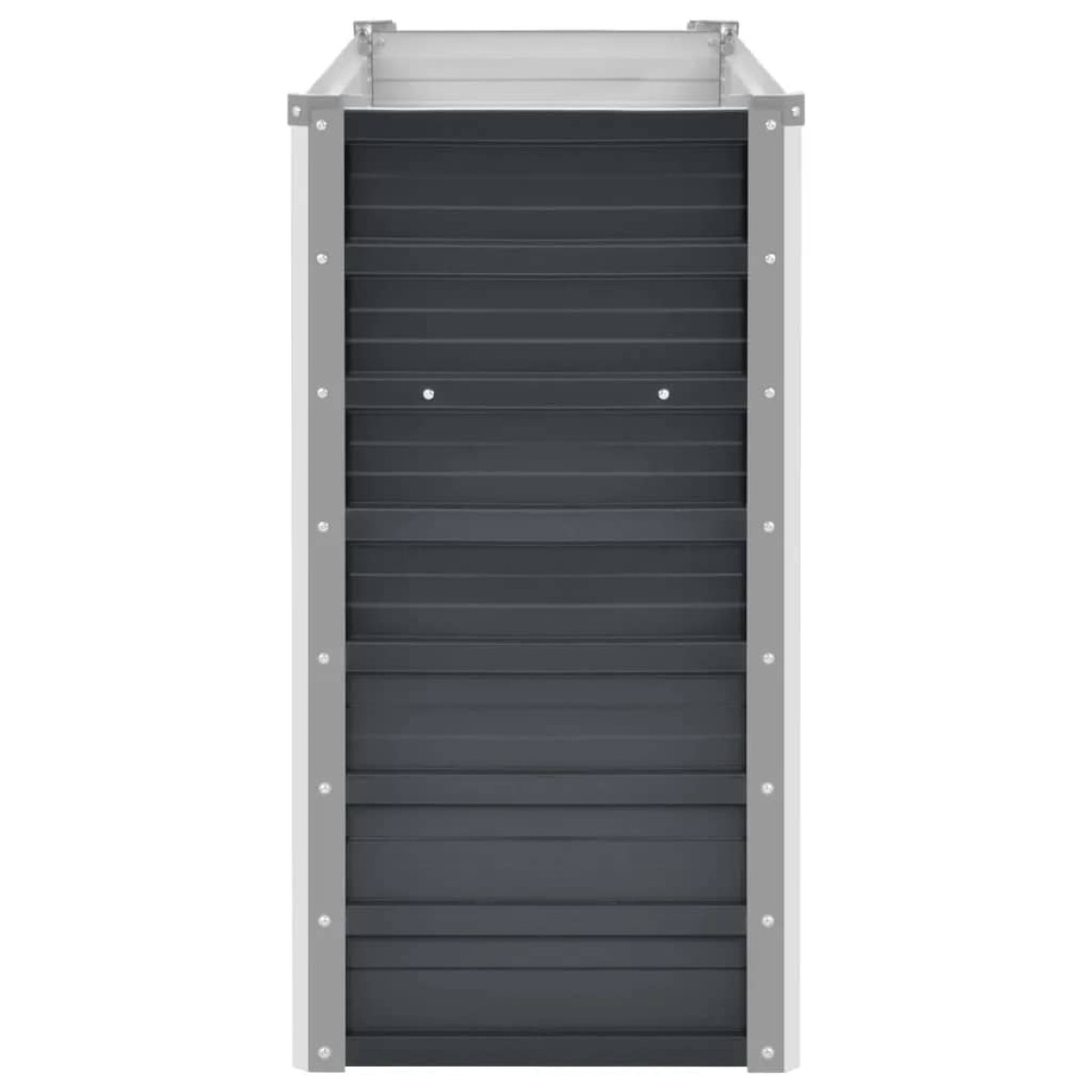 vidaXL Ζαρντινιέρα Υπερυψωμένη Ανθρακί 160x40x77 εκ. Γαλβαν. Χάλυβας
