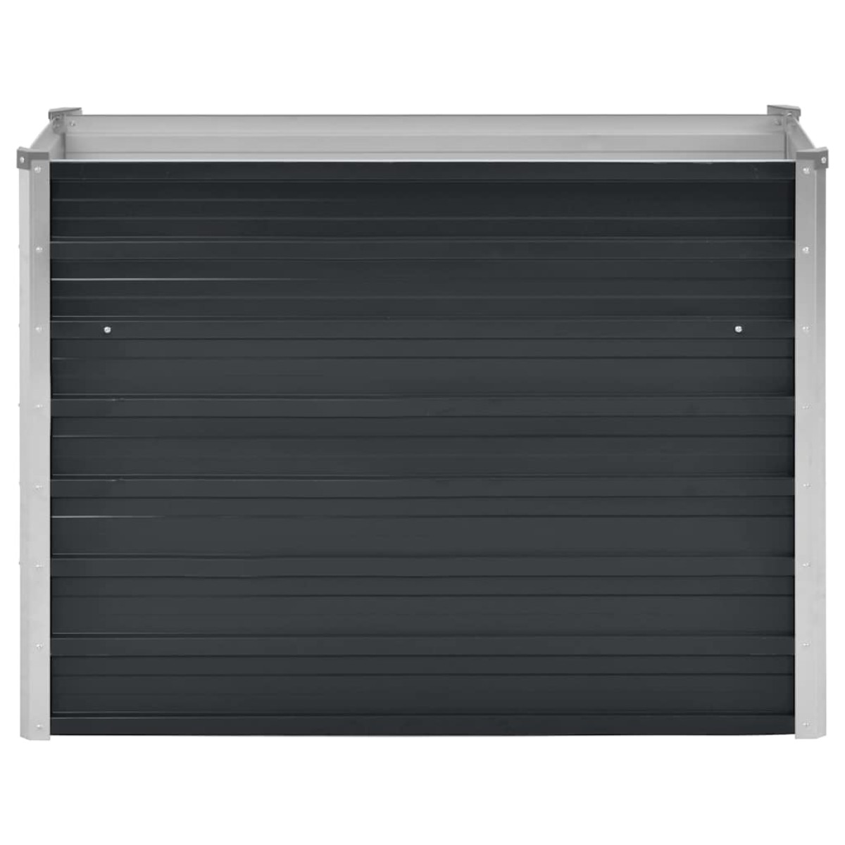 vidaXL Ζαρντινιέρα Υπερυψωμένη Ανθρακί 100x40x77 εκ. Γαλβαν. Χάλυβας